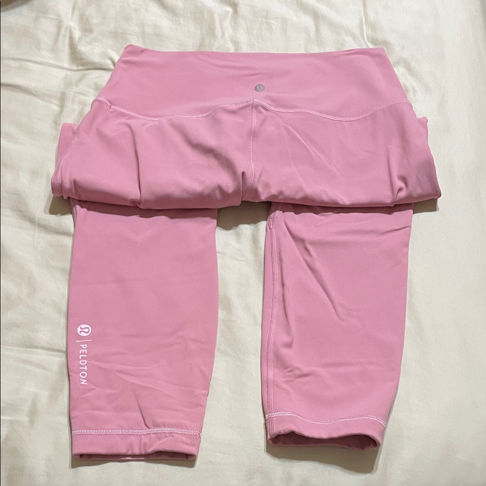Lululemon Peloton Pink Leggings - Picture 6 of 8
